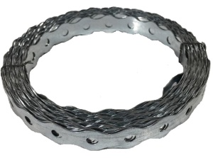 Banda perforata 17 X 0.6mm cu gauri de 6mm - Img 2