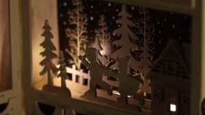 Calendar Advent cu LED de Crăciun, cu baterii - Img 4