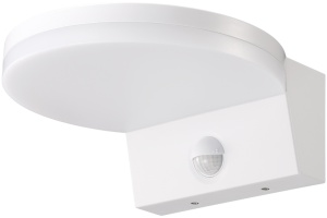 CIL de perete cu detector de mișcare, alb