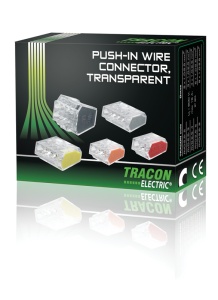 Clemă de legături fără şurub, transparent/negru - Img 2