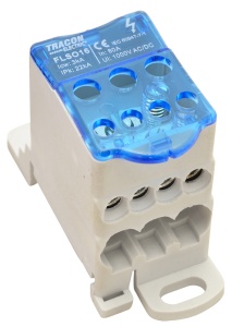 Clemă şir distribuţie, fixare pe şină, construcţie deschisă - Img 1