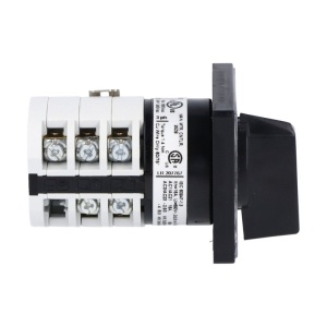Comutator 63A 18.5kW 3 poli 1-0-2 IP40 rotativ inversor de sens motor 65x65mm - Img 3