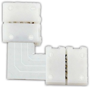 Conector rapid pentru bandaLED in forma de "L"