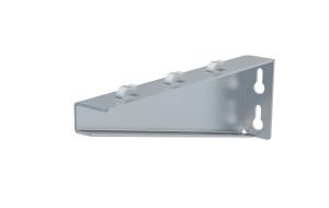 Consolă 200x70mm NZM200 electro-galvanizată suport pentru prindere canal cablu din sârmă mesh 200mm, susținere maxim 100 kg