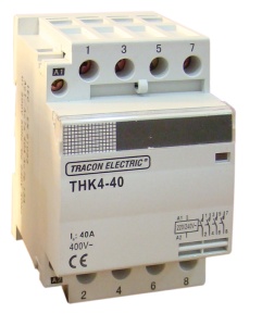 Contactor modular de instalaţii