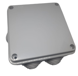 Doza aplicata patrata 100x100x50mm IP55 pentru distributie jonctiune ABS rezitenta UV - Img 3