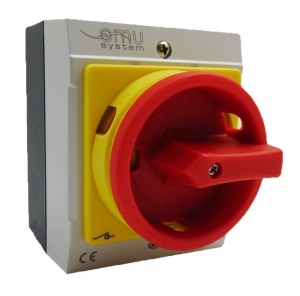 Intrerupator 20A 4kw 0-1 ON-OFF 4 poli 400V AC IP65 industrial aplicat casetat - Img 2