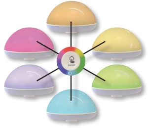 Lampă de birou LED, decorativă, tip ciupercă - Img 4