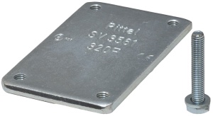 Modul derivaţie pt.bare flexibile 34×10mm, pe bare de 60mm