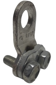 Papuc mecanic din cupru cu suruburi 25mm² cu gaura de 8mm