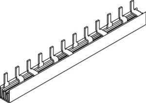 Pieptene busbar tip pin 3 poli (14x3 module) 80A 1000mm 16mm² pentru conexiuni electrice in sigurante - Img 3
