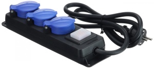 Prelungitor cu 3 prize cablu 1.5m H07RN-F 3G2,5 230V 16A max. 3500W IP44 - Img 3