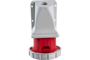 Priza trifazica aplicata 5 poli 32A 3P+N+E 6h CEE 380V IP67 - Img 3