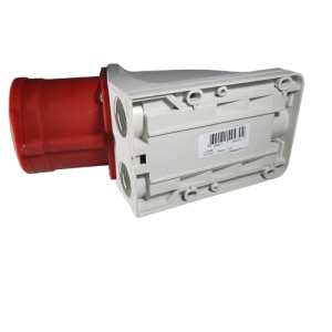 Priza trifazica aplicata 5 poli 32A cu priza monofazica schuko 16A IP44 - Img 3