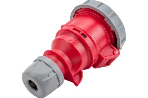 Priza trifazica mobila pe cablu 5 poli 16A 3P+N+E 6h CEE 380V IP67 - Img 3