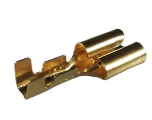 Set 100 bucati papuci auto mama neizolati 6.3mm sectiune fir 1-2.5mm2