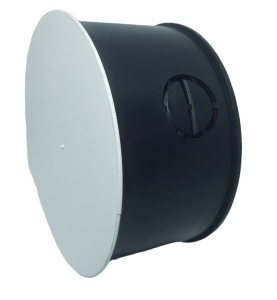 Set 5 doze de ramificatie rotunde sub tencuiala cu 8 intrari pentru zidarie Ø 70mm cu capac - Img 2