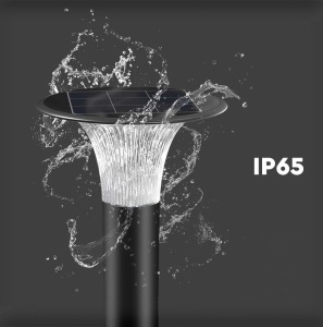Stâlpişor pitic solar 15W 2200lm 4000K/6000K 1073 x 257mm exterior IP65 cu funcţionare până la 80 de ore - Img 2