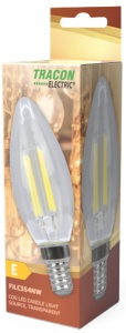 Sursă de lumină COG LED, lumânare transparentă - Img 2
