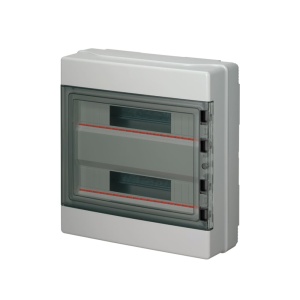 Tablou electric aplicat Elettrocanali 36 module (2x18 module) 400x400mm IP65