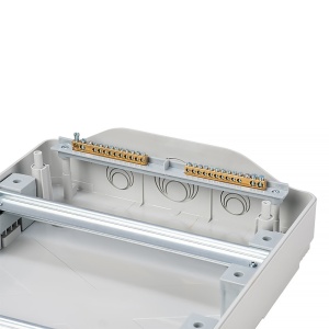 Tablou electric aplicat Elettrocanali 54 module IP65 IK08 cu usa transparenta - Img 3