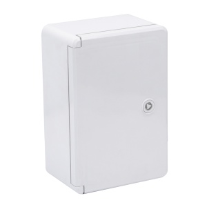 Tablou electric cutie plastic ABS panou 300x200mm cu contrapanou rezistenta UV IP65 IK10 - Img 1