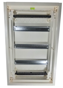 Tablou electric incastrat 36+6 module usa metalica 3 randuri la 850º C IP40 - Img 2