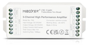 Amplificator de semnal Mi-Light PA5 MiBoxer pentru iluminare LED de înaltă performanță cu 5 canale Group Control - Img 2