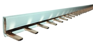 Bara punte pieptene busbar 1 pol 63A 1 metru 57 pini pentru conexiuni sigurante - Img 3