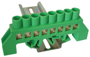 Baretă izolată (N/PE), culoare verde