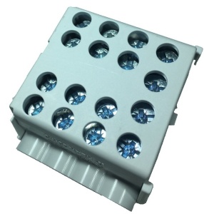 Clema de distributie gri 4 intrari ( 1x35+3x25mm2) si 4 iesiri (1x35+3x25mm2) - Img 2