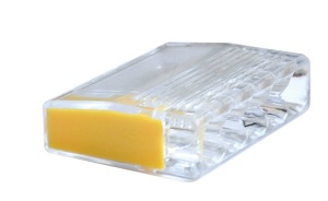 Clemă de legături fără şurub, transparent/gri - Img 1