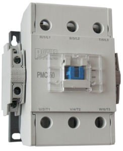 Contactor 3 poli 50A cu bobina la 400V AC 2NO+2NC 2 contacte normal deschise + 2 contacte normal inchise