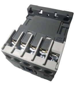 Contactor mini 12A cu 3 poli alimentare bobina 24V AC + 1 contact NO - Img 3