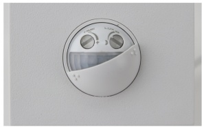 Corp iluminat de perete cu detector de miscare,formă curbată - Img 3