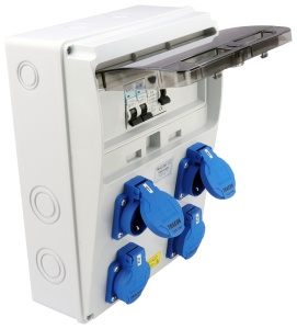 Cutie de distribuţie ind. cu protecţie, complet echipată - Img 2