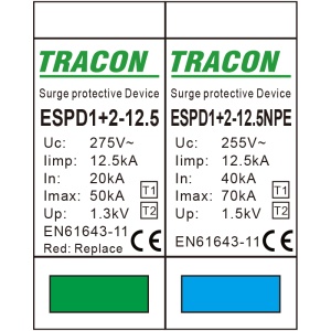 Descărcător de supratensiune T1+T2,AC,elem. mod. înlocuibil - Img 2
