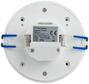Detector de mişcare infraroşu, ultrasonic, de tavan, alb - Img 4