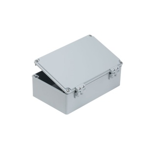 Doza 250x190x90mm distributie cutie jonctiune din aluminiu cu usa - balamale IP67 IK09 - Img 2