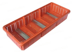 Doza de distributie derivatie 500x200x90mm din plastic incastrata IP40 - Img 2