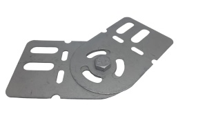 Eclisa ajustabila conector legatura articulata pentru canal cablu metalic cu inaltime 60mm - Img 2