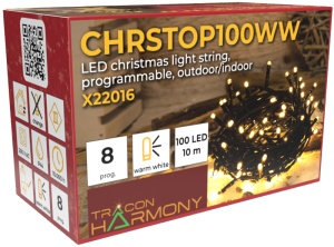 Ghirlandă lum. Crăciun cu LED,programabilă, int./exterior - Img 1