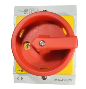 Intrerupator 20A 4kw 0-1 ON-OFF 4 poli 400V AC IP65 industrial aplicat casetat - Img 3