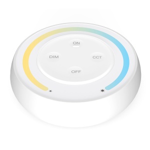 Mi-Light MiBoxer Sunrise luminozitate și control al temperaturii culorii controller telecomandă albă DIM+CCT S1-W