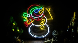 NEON FLEX LED, Om de Zăpadă, USB (X25013)
