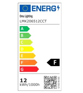 Plafoniera led 12W rotunda 220x57mm CCT lumina ajustabila calda (3000K 1040lm) naturala(4000K 1200lm) sau rece (6500K 1110lm) IP65 rezistenta la socuri IK10 100lm/W - Img 2