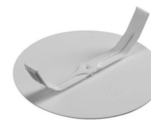 Set 10 capace cu urechi 80mm din plastic pentru doza de ramificatie - Img 2