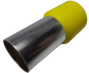 Set 25 pini terminali izolati 70 mm² galbeni ferule cupru 37.5mm