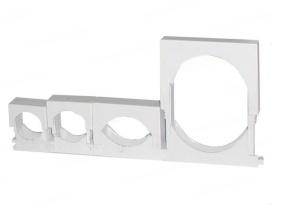 Set 50 buc cleme cu dinti conectabile 38-50mm pentru tuburi PVC - Img 2