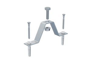 Suport consolă prindere pe podea a canalului de cablu din sarmă, susținere maxim 60 kg